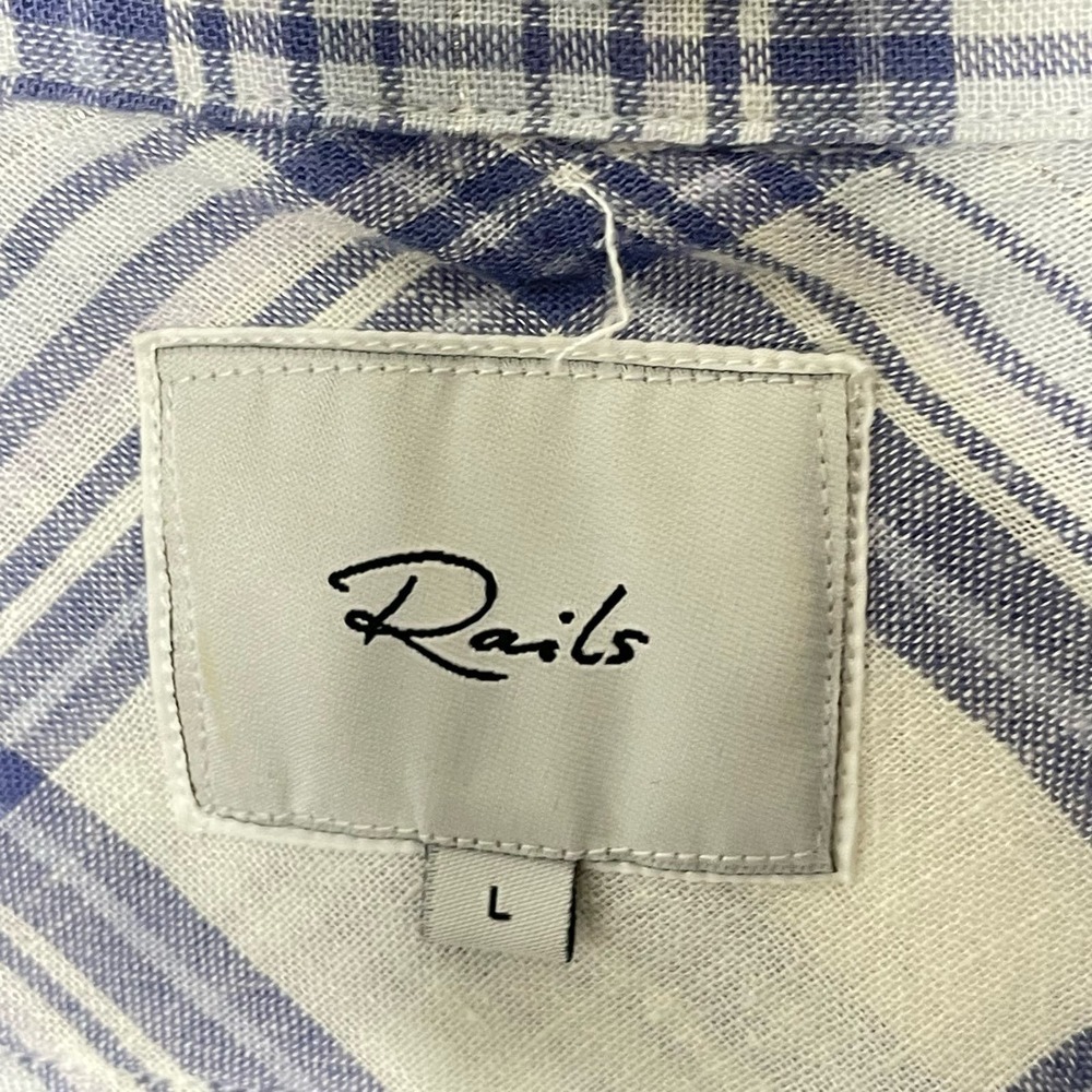 Rails Charli Plaid Button Down Shirt Large - Picture 3 of 8